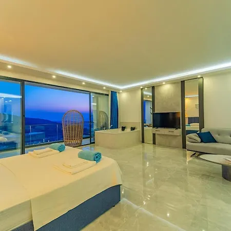 Luxurious Spacious With Sauna And Turkish Bath In Kalkan Villa *